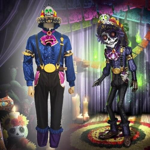 Game Identity V Cosplay costumes Survivor Prospector Norton Campbell Cosplay Costume Soul Catcher Skin Uniforms Clothes Suits