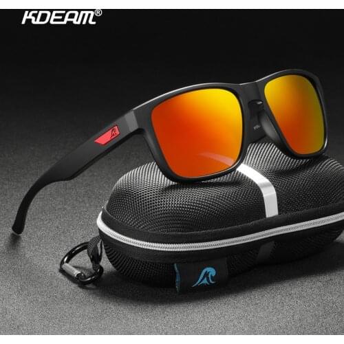 KDEAM Square Polarized Sunglasses for Women/Men Classic Brand Sun glasses Coating Lens Driving Eyewear 2021 New