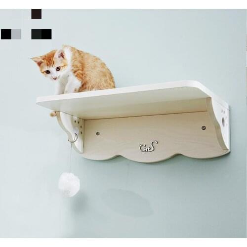 Wall-mounted Cat Furniture Small Cat Bed, Wooden Cat Jumping Platform, Cat Litter, Cat Supplies