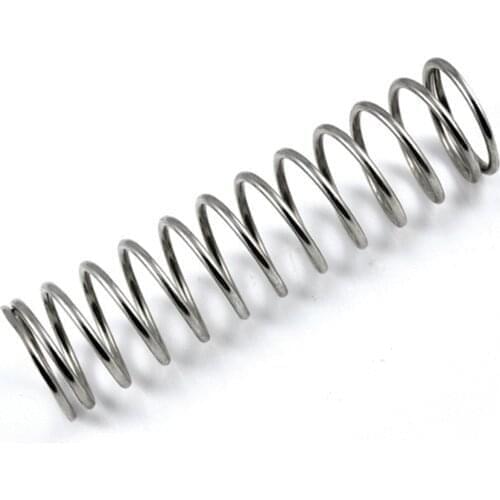 Small Coil Spring, 10PCS, Hot Sale Stainless Steel Compression Spring, 0.8mm Wire Diameter*4mm Out Diameter* (5-50)mm Length