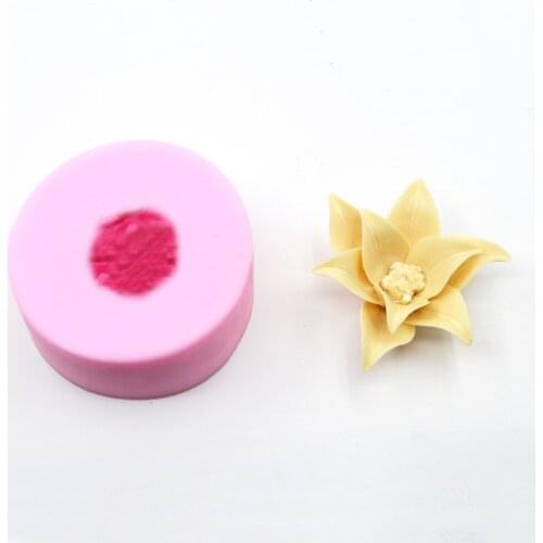 New 3D Soap Mold Wedding Decoration Flower Fondant Cake Silicone Mold DIY Chocolate&birthday Cake Baking&decorating Tool