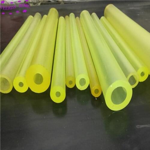 Length 50cm/25cm Polyurethane Rubber Hollow Rod Force Glue Sticks PU Rods Self-defense Stick Red High