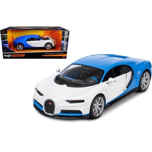 Maisto Design 1:24 2016 Bugatti Chiron Diecast Model Racing Car Vehicle Toy NEW IN BOX