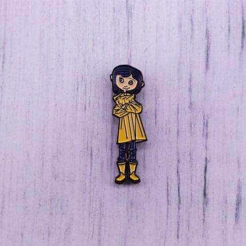 Let this cute little pin be a daily inspiration for you to be brave by wearing it on your jacket or bag