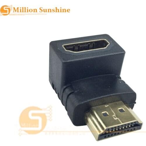 Raspberry Pie 2/3HDMI mother/Right Angle adaptor computer set-top box video transmission adapter