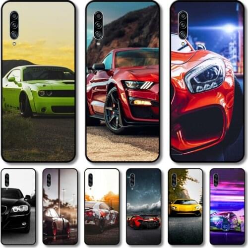 Sports car Phone Case For Samsung Galaxy A71 50 51 52 52 42 32 21 20 12 11 10 02 01 UW 5G S Black Shell Art Cell Cover