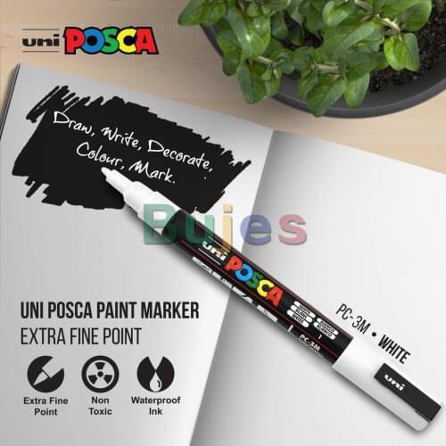 Uni Posca Graffiti Marker,Advertising Pen, Highlight Pen, Acrylic Marker Set,Water Based Pen, Not Easy To Fade,Single pen