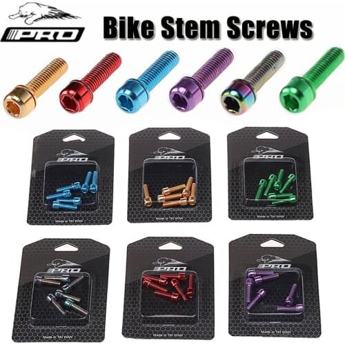 High-carbon steel M5*17MM Stem Nail Bicycle Handlebar Stem Screws Bolt Mountain Dead Fly Road Folding Bike Handle Riser Screw