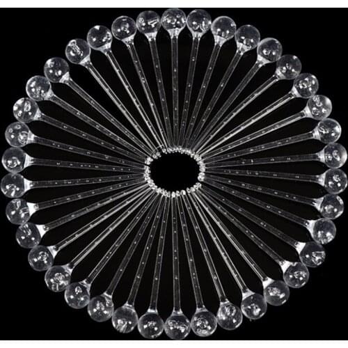 Yy 50 Pcs Wedding Acrylic Water Drops Pendant String Garland Chandelier Hanging Curtain Interior Decor