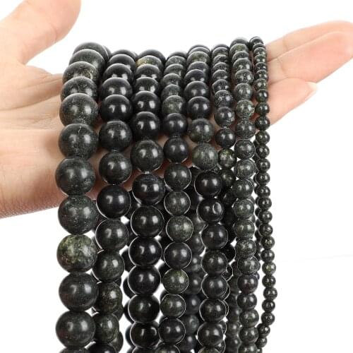 Green Lapis Lazuli Stone Natural Stone Bead Loose Spacer Bead For Jewelry Making DIY Bracelet Necklace Accessories 4/6/8/10/12MM