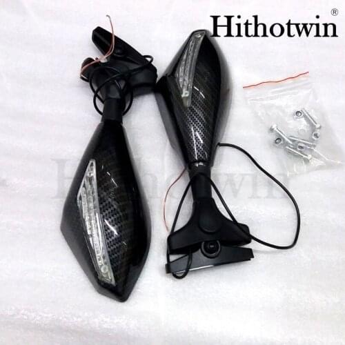 ZX11 ZZR1100 Motorcycle Rearview Mirror with turning light For Kawasaki KZ1000 2012-2013 ZX-11 ZZ-R1100 1990-1992