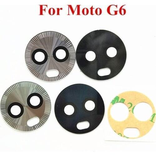 1x Rear Back Camera Glass Lens Cover with 3M Adhesive Sticker for Motorola Moto G6