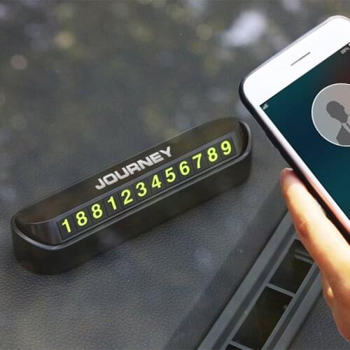 Car Temporary Parking Card Phone Number Card Telephone Number Plate Car Park Stop In Car-styling for DODGE Journey Accessories