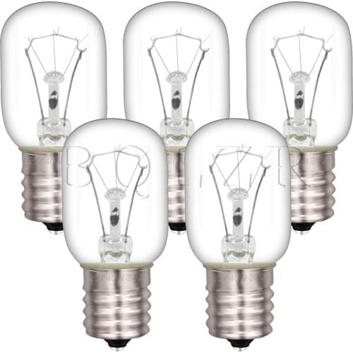 BQLZR 5pcs 125V Microwave Oven 8206232A Light Bulb Replacement for Whirlpool