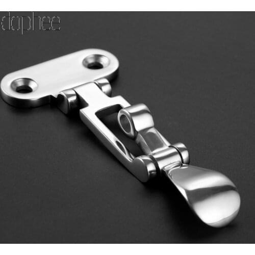Dophee 1pc Boat Deck Locker Hatch Latch Fastener Clamp sliding door and window hardware marine boat yacht accessories