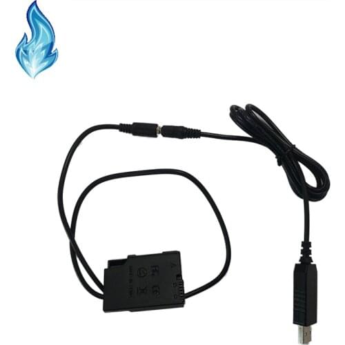 EN-EL14 Fake Battery EP-5A DC Coupler 4017 Connector + QC 3.0 USB Power Cable for Nikon P7700 P7000 D6500 D5500 D5300 Camera