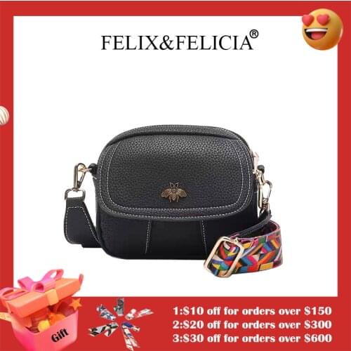 FELIX & FELICIA New Fashion Crossbody Bags For Women 2021 Ladies Casual PU Leather Shoulder Messenger Mini Hot Sale Bag