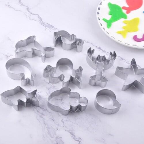 Stainless steel biscuit mold Ocean Desert series steamed bread mold cake mold baking utensils