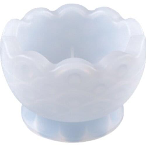 K3ND Flowerpot Plant Pot Epoxy Resin Mold Candlestick Candle Holder Silicone Mould