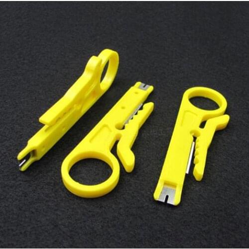Party Favors Small yellow knife wire stripper stripping knife module wire line simple mini card line tool