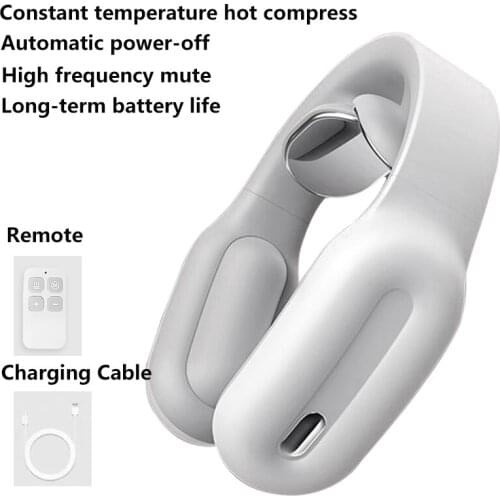 Neck Massager Massager For Neck Pain Relief Frequency Heating Bluetooth Control Machine Relaxation Vertebra Physiotherapy