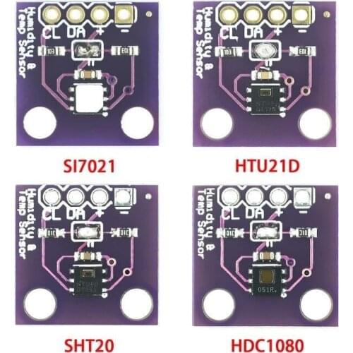 10pcsHDC1080 Si7021 SHT20 HTU21D module Low Power, GY-213V-HDC1080 High Accuracy Digital Humidity Sensor with Temperature Sensor