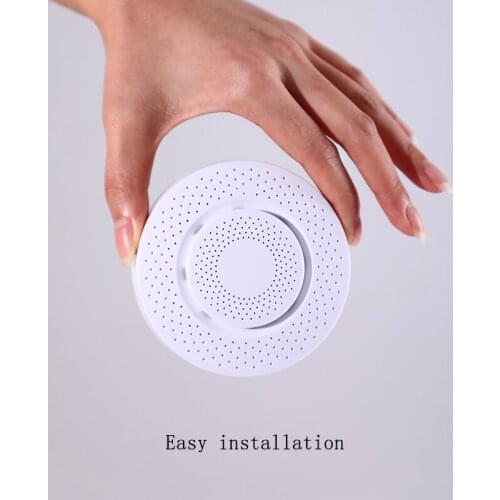 Air Quality Monitor Tuya WiFi Smart CO2 Detector Indoor Air Quality Meter Tester with App Alarm Formaldehyde VOC Carbon Dioxide