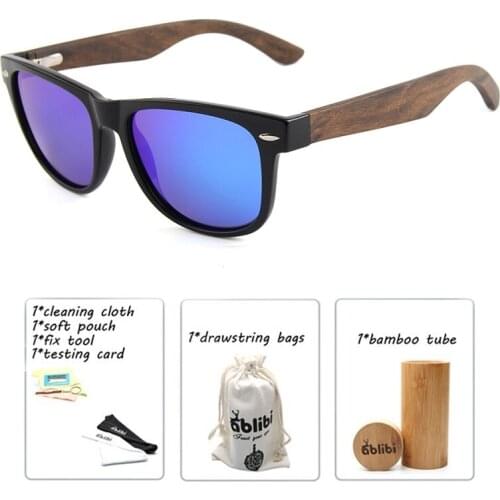 Sunglasses 2019 Polarized Zebra Wood Glasses Handmade Vintage Wooden Frame Male Driving Sun Glasses Shades Gafas With Box