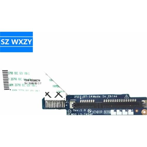 Original For Dell XPS 14z L412Z Genuine Laptop HDD Hard Drive Connector LS-7454P N2RPK 100% Tested Fast Ship