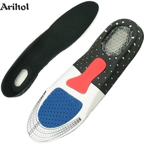 Orthotic Sport Arched Insoles Sweat Deodorant Massage Shock Absorbing Basketball Football Shoes Insole for Men Women
