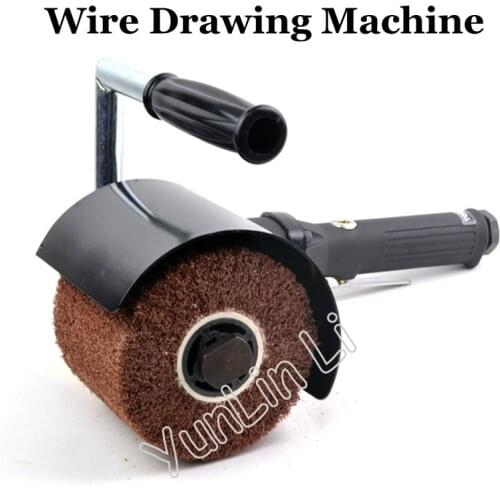 Pneumatic Wire Drawing Machine Portable Air Brushed Drawing Grinder Metal Polisher Polishing Machine TPK-1200