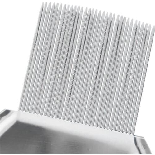 Pet supplies Stainless Steel Comb Pet Dog Flea Comb Lice Fine-Toothed Close-tooth Dog Cat Comb Pet Supplues #7