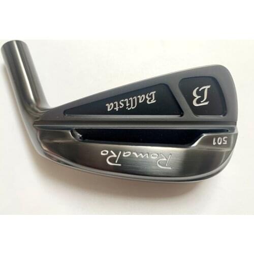 RomaRo Ballista 501 Iron Set RomaRo Golf Forged Irons Black Golf Clubs 4-9P R/S/SR Flex Steel/Graphite Shaft With Head Cover