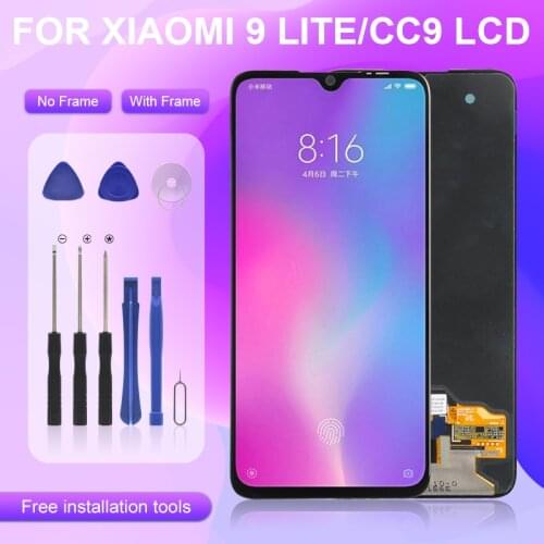 Catteny Amoled For Xiaomi Mi 9 Lite LCD Replacement A3 Lite Touch Panel Screen Digitizer CC9 Display Assembly Free Shipping