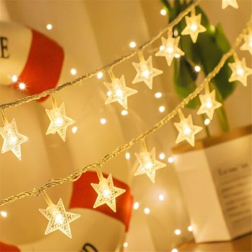 USB/Battery Power LED Twinkle star Garland Fairy String Light Waterproof Outdoor Lamp Christmas Holiday Wedding Party Decoration
