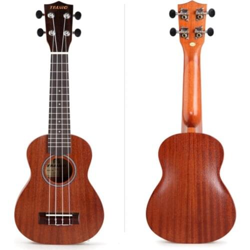 Tauro Ukulele Soprano Ukelele Sapele 21 Small Guitar Hawaiian Soprano Ukulele Stringed Musical Instruments