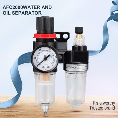 AFC2000 Air Compressor Oil-Water Separator Air Filter Adjusting Pressure Valve Oil-Water Separator Air Source Processor