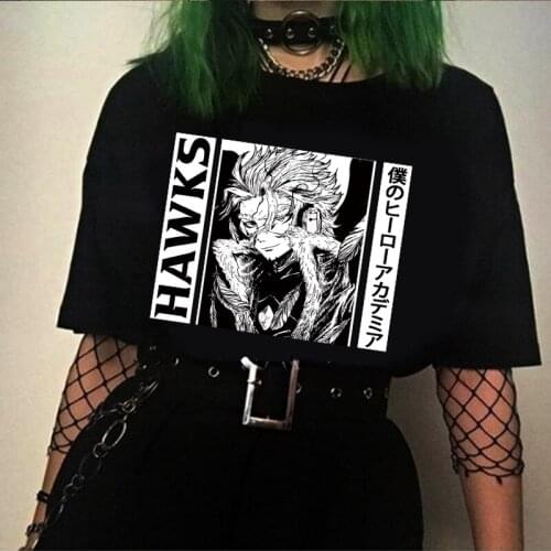 My Hero Academia T Shirt Women T-Shirts Casual Harajuku Print Tops Tees Summer T Shirt Japan Anime T Shirt Women Clothing