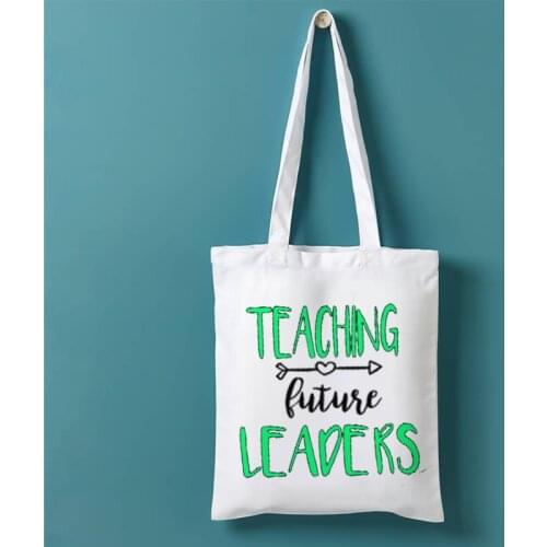 TEACHING LEADERS T-shirt White Top 2021 Women Summer Plus Size 2021 Women Fashion Clothing Korean Green Letters Tee XXL