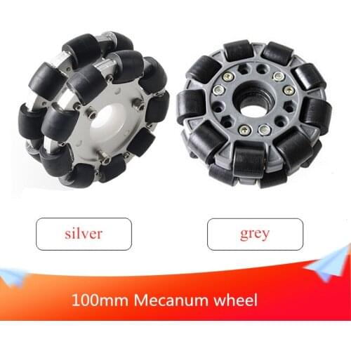 100mm Mecanum Omnidirectional Wheel DIY Car Chassis Parts Without Coupling Consists of 9pcs Independent Kid Wheels