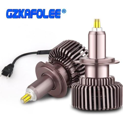 2PCS Car H7 Led Canbus H8 H9 H11 H1 HB3 9005 HB4 9006 9012 Auto Headlights 360 degree Automotive Car headlight bulb Fog Lights