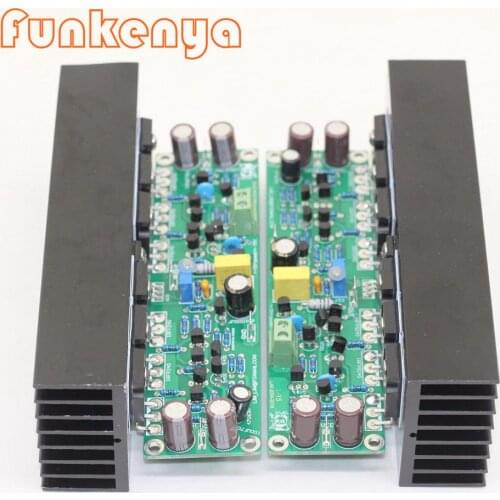 2 Piece Amplifier Board Assembled L15 MOSFET Amplifier Board 2-channel AMP With 2 Piece Heatsink Effect Of Tube IRFP240 IRFP9240