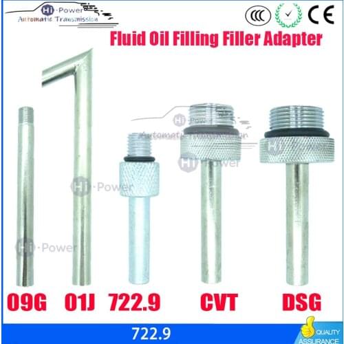 Auto Transmission Fluid Oil Filling Filler Adapter ATF DSG CVT 09G 01J 722.9 for VW Audi Benz