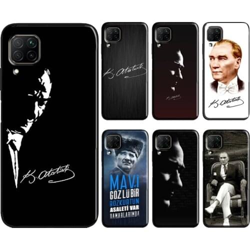 Mustafa Kemal Ataturk Phone Case For Huawei P40 Lite P30 P20 Pro P Smart 2021 2019 Mate 10 20 Lite Back Cover