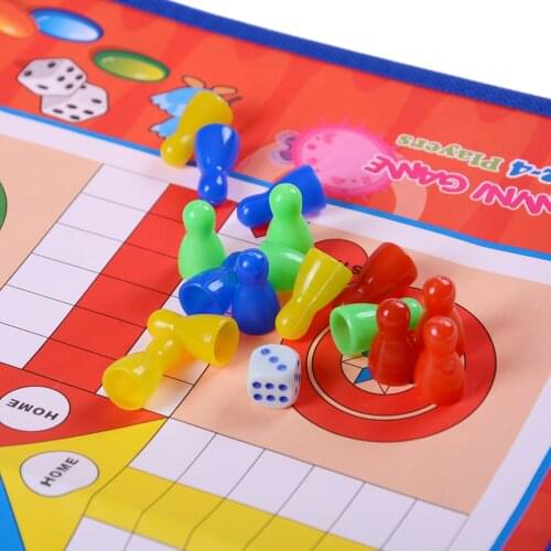 Kids Classic Flight Chess Game Ludo Chess Game Family Party Children Educational Toys For Children Fun Gifts Fun Board Game Toys