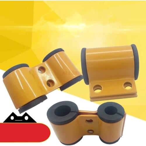 For CATERPILLAR CAT 336D/330D Boom cylinder tube clamp tubing rubber sleeve tubing clamp tube clamp Excavator Accessories