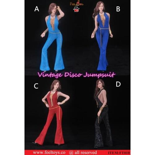 1:6 Action Figures accessories doll disco jumpsuit for 12in figure doll.not include doll,shoes and other E2735