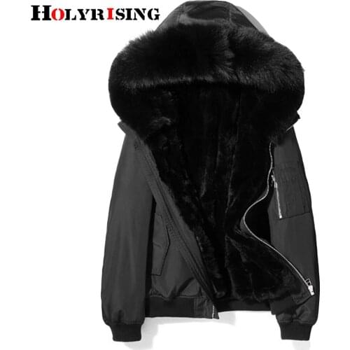Haining fur coat mens Hoodies winter pie jacket imitation fur jacket super warm Men jacket and coat M-4XL 19289