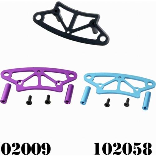 HSP 102058 122058 Aluminum Aolly Metal Front Bumper 02009 1/10 Upgrade Parts For 94122 94102 94123 94103