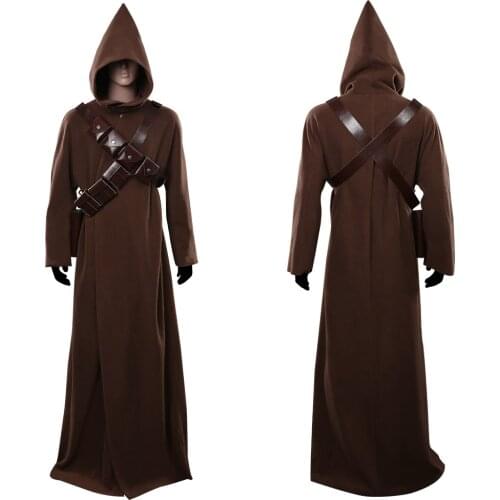 Jawas Cosplay Costume Outfits Halloween Carnival Costume For Adult